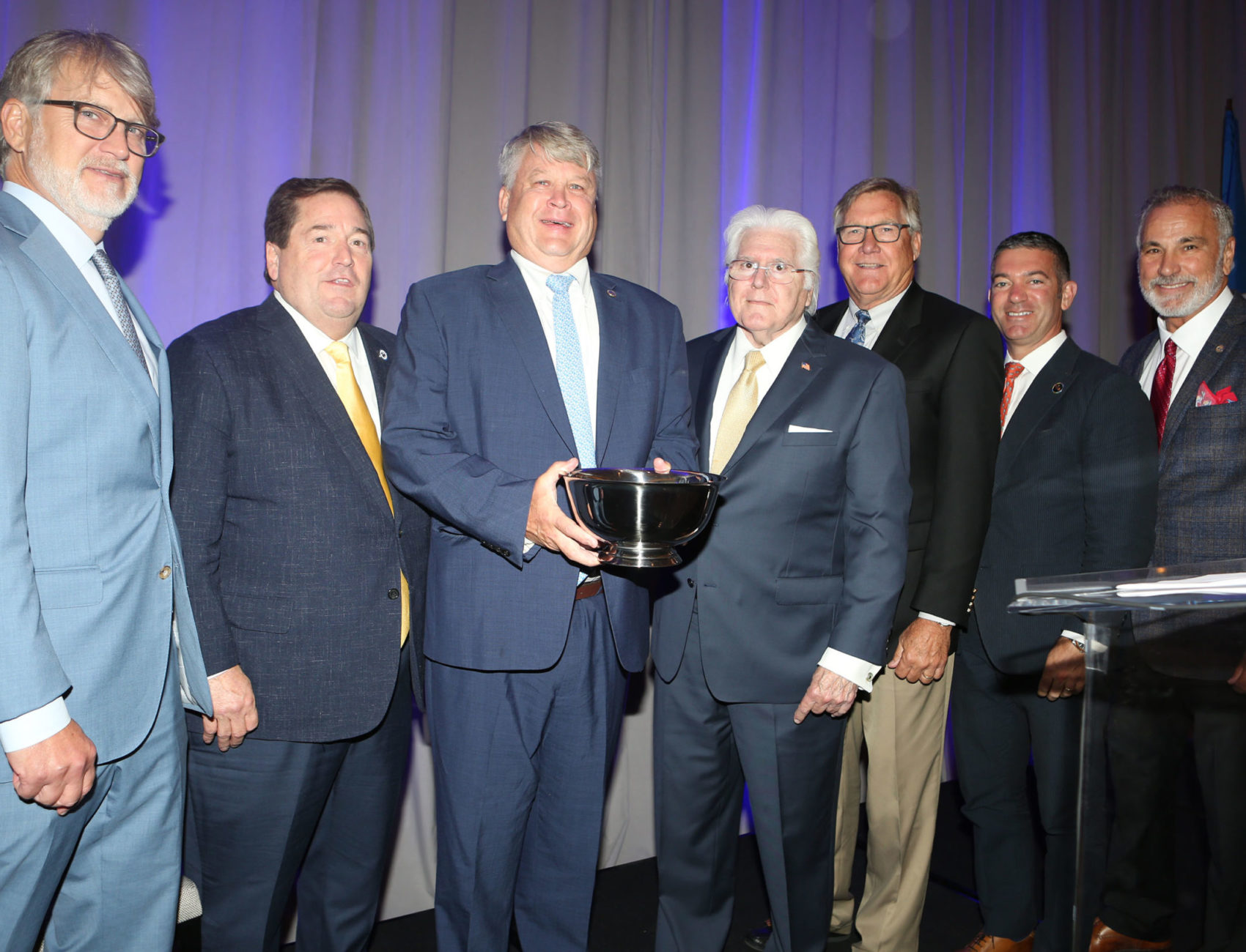 The World Trade Center of New Orleans honored Sean Duffy Sr. as the recipient of the C. Alvin Bertel Awards during a ceremony in the Plimsoll Ballroom at the Four Seasons Hotel in New Orleans, Louisiana on Friday, June 24, 2022.  (Photo by Peter G. Forest/Forest Photography, LLC)